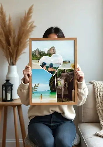 Clean Travel Scrapbook Photo Collage