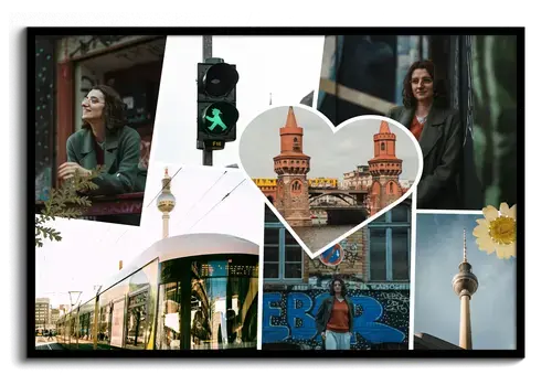 Clean Travel Scrapbook Photo Collage