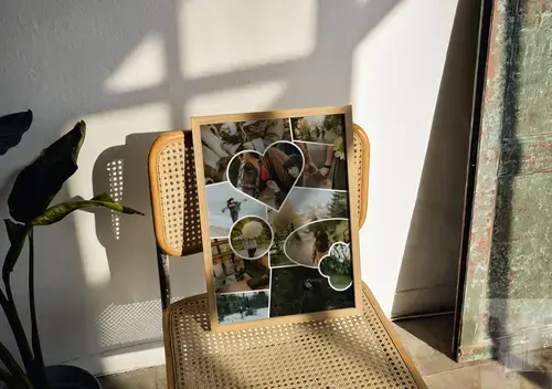 Clean Travel Scrapbook Photo Collage