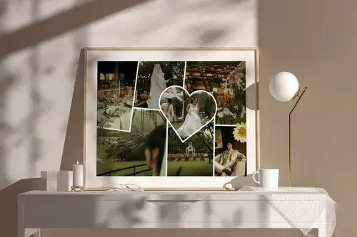 Clean Wedding & Engagement Scrapbook