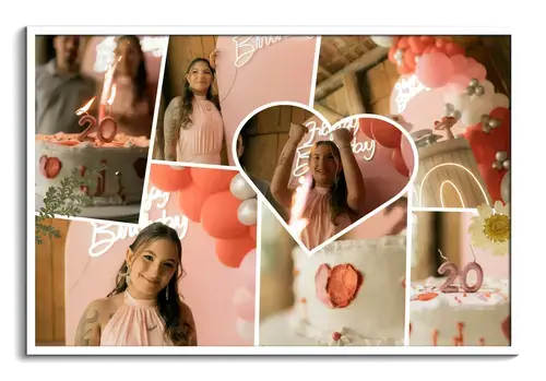 Clean Scrapbook Favorite Moments Collage