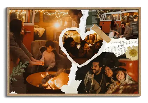 Vacation Scrapbook Photo Collage