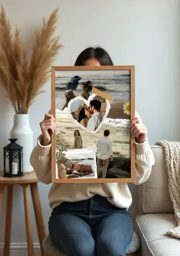 Vacation Scrapbook Photo Collage