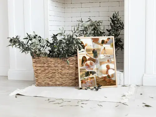 Wedding Scrapbook Photo Collage