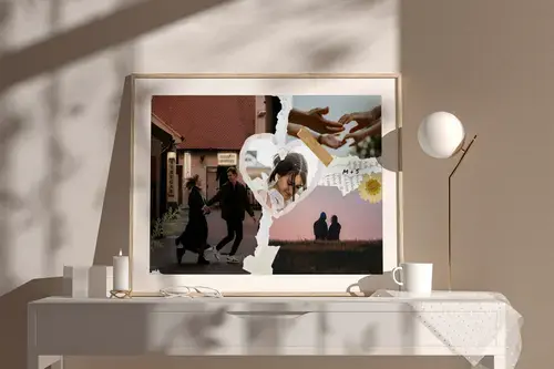 Favorite Moments Scrapbook Photo Collage