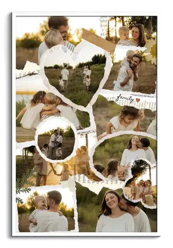 Favorite Moments Scrapbook Photo Collage