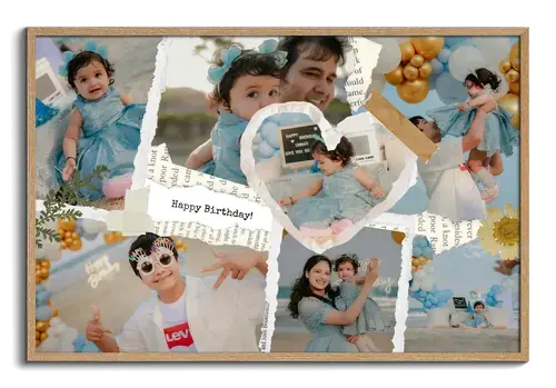 Favorite Moments Scrapbook Photo Collage