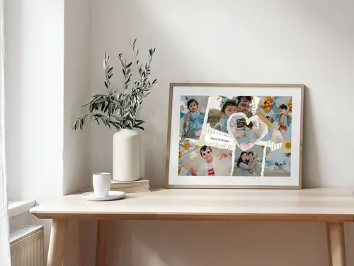 Favorite Moments Scrapbook Photo Collage