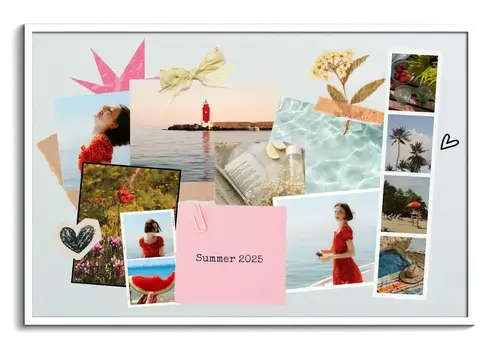 Sunny Vacation Scrapbook Collage