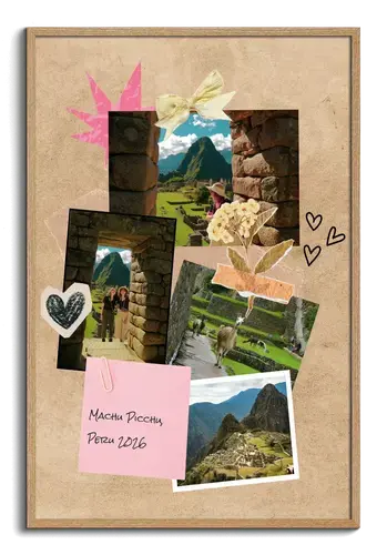 Sunny Vacation Scrapbook Collage