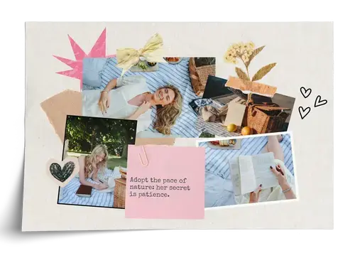 Sunny Scrapbook Photo Collage