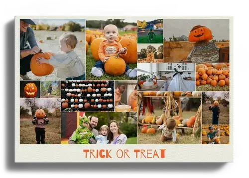 Halloween Family Costume Collage Designs