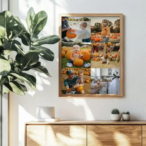 Halloween Family Costume Collage Designs