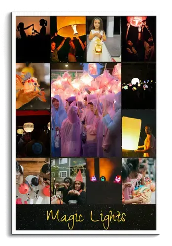 Fall Lantern Parade Photo Collages