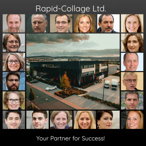 Create Your Company Team Collage on Acrylic: Showcase Success and Team Spirit!