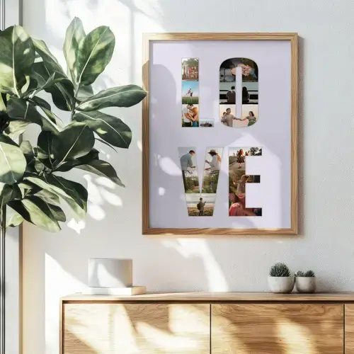 Love Photo Collage with Customizable Photos