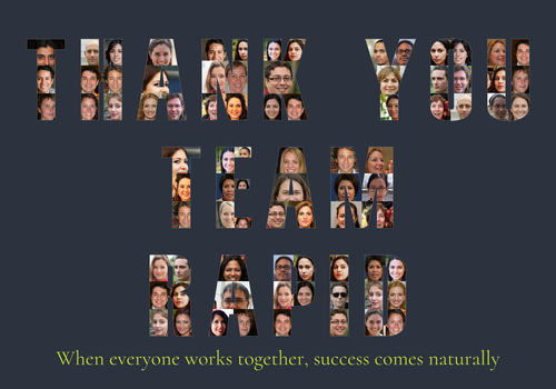 Create Your Personalized "THANK YOU TEAM RAPID" Photo Collage Today