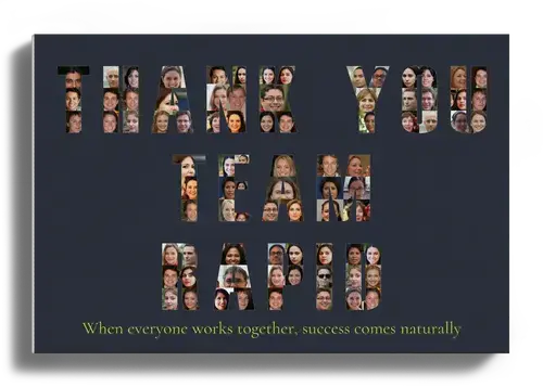 Create Your Personalized "THANK YOU TEAM RAPID" Photo Collage Today