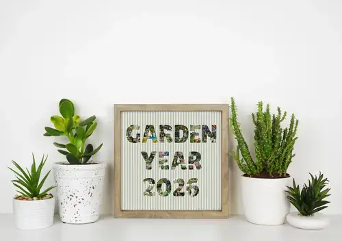 "Garden Year Photo Collage - Custom Nature Design"