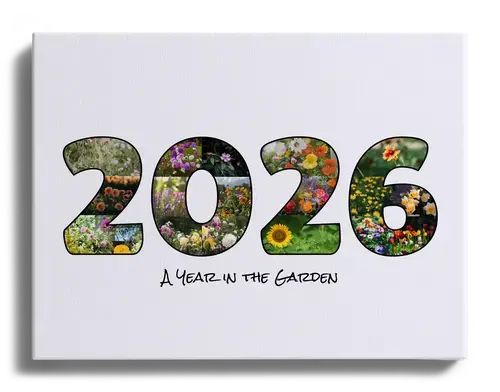 "Garden Year Photo Collage - Custom Nature Design"