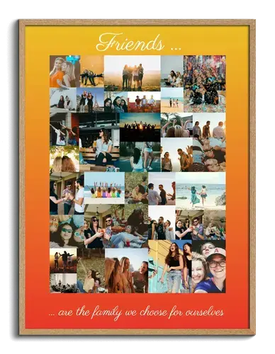 Create Your Own Friend Photo Collage: Personalize Your Memories