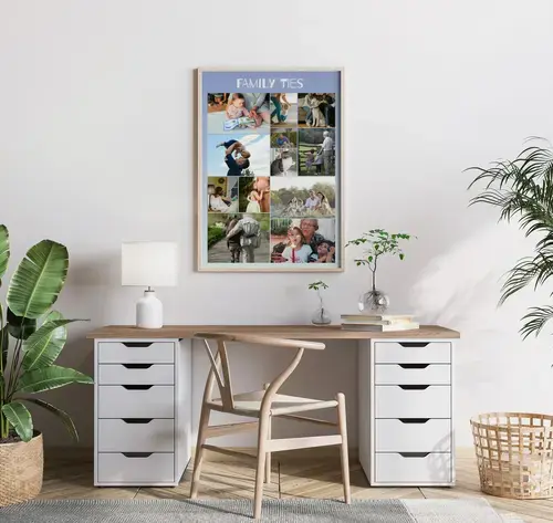 Family Ties Wild Photo Collage