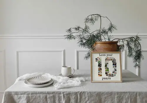 "Personalized Photo Number Collage"