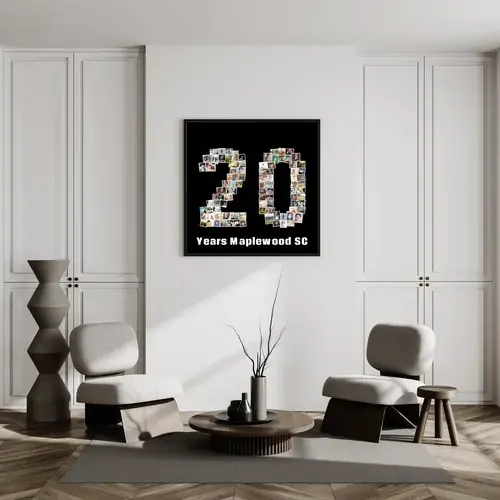 Customizable Number Photo Collage (20)