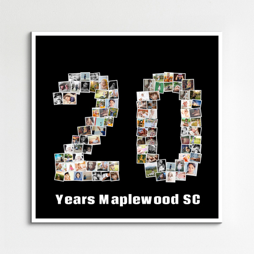 Create a Custom '20' Photo Collage for Birthdays & Anniversaries - Unique Gift