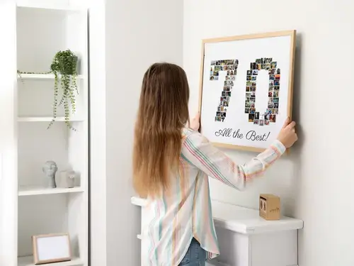 Photo Collage Number 70 Customizable