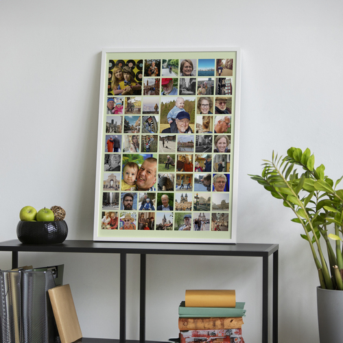 Create Your Family Photo Collage - Personalize with Text & Colors!