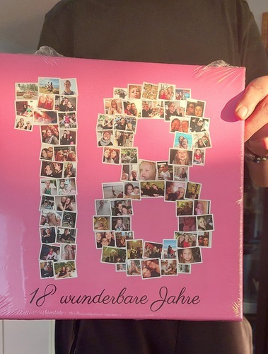 Customer Photo by Anna for Review Print Photo Collage Canvas 30x30cm
