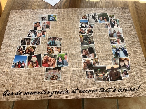 Customer Photo by Christelle for Review Print Photo Collage Poster 70x50cm