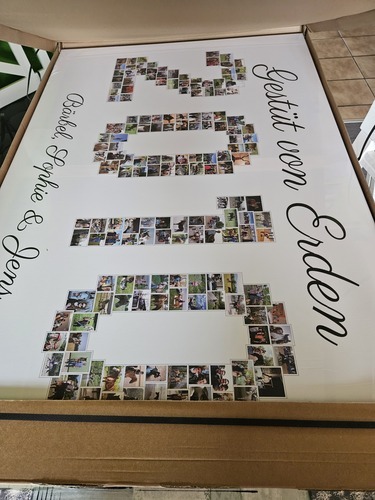 Customer Photo by Denise for Review Print Photo Collage Canvas 120x80cm
