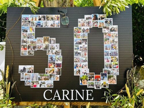 Customer Photo by Edith for Review Print Photo Collage Foam Board 80x60cm