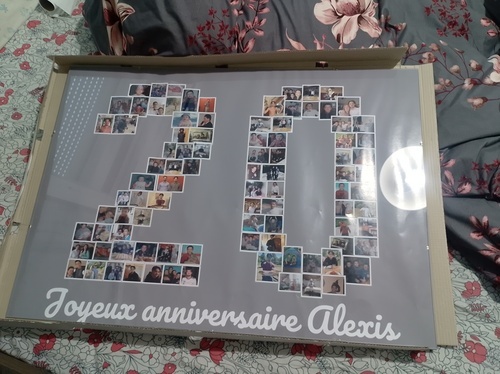 Customer Photo by Élodie for Review Print Photo Collage Poster 70x50cm