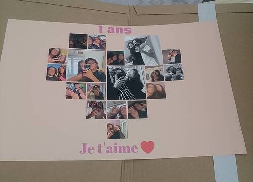 Customer Photo by Élodie for Review Print Photo Collage Poster 30x20cm