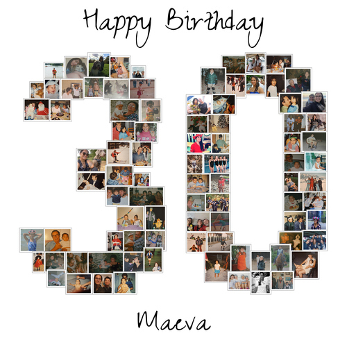 Customer Photo by FLORENCE for Review Print Photo Collage Poster 40x40cm