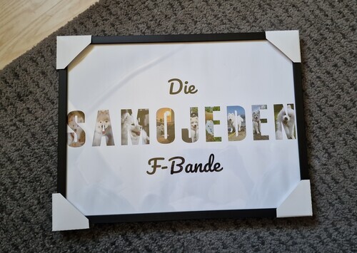 Customer Photo by Frances Monique for Review Print Photo Collage Framed Poster (wood, black) 40x30cm