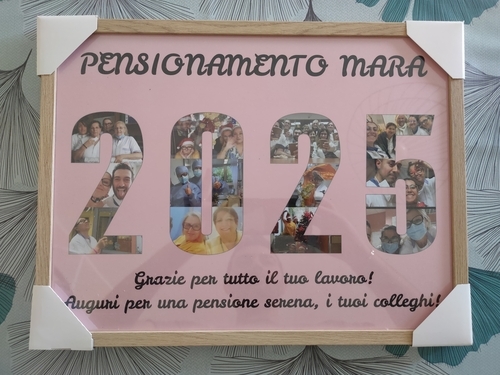 Customer Photo by Gianluigi for Review Print Photo Collage Framed Poster (wood, natural) 40x30cm