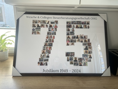 Customer Photo by Jacqueline for Review Print Photo Collage Framed Poster (wood, dark) 90x60cm