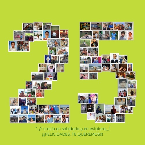 Customer Photo by Juan Carlos for Review Print Photo Collage Poster 50x50cm
