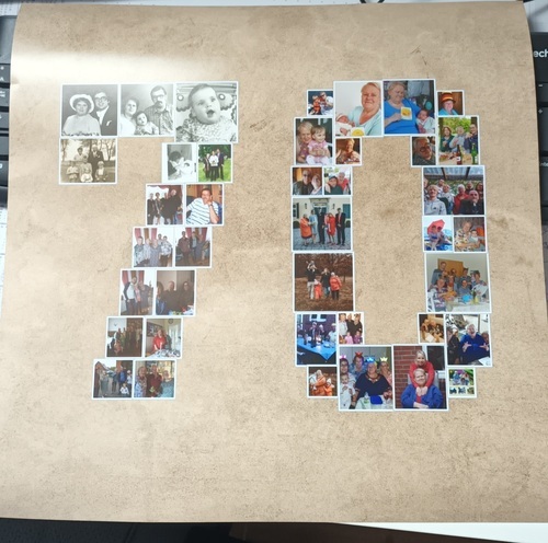 Customer Photo by Katja for Review Print Photo Collage Poster 40x40cm