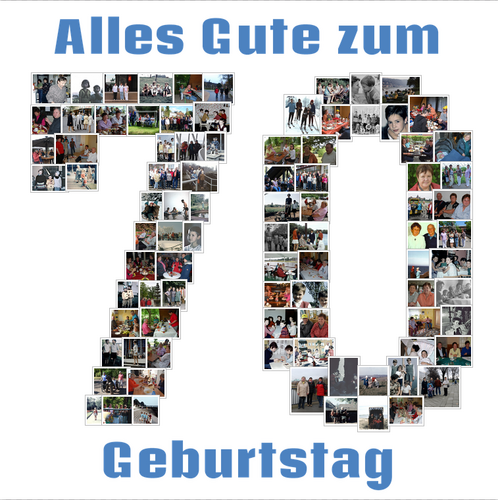Customer Photo by Kristina for Review Print Photo Collage Poster 40x40cm
