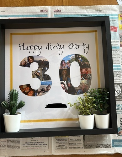 Customer Photo by Lena for Review Print Photo Collage Poster 30x30cm