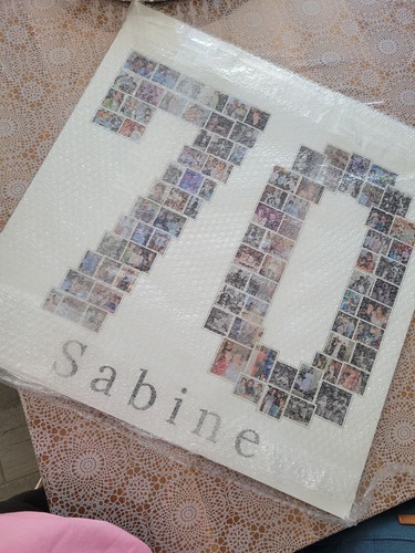Customer Photo by Melanie for Review Print Photo Collage Foam Board 60x60cm