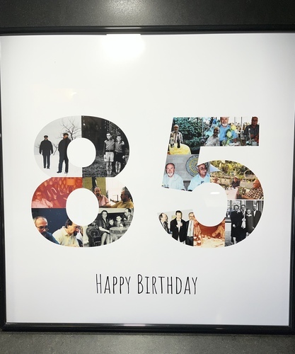 Customer Photo by Michaela for Review Print Photo Collage Poster 40x40cm