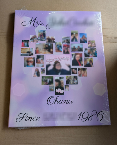 Customer Photo by Ramona for Review Print Photo Collage Canvas 40x50cm