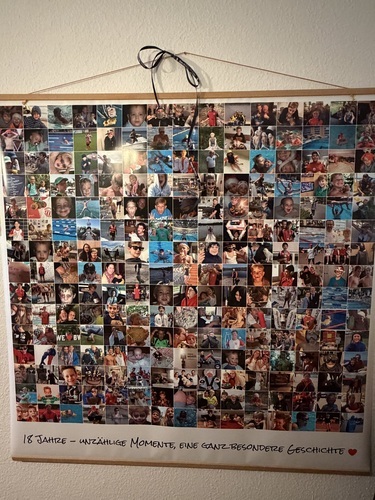 Customer Photo by Simone for Review Print Photo Collage Poster 120x120cm
