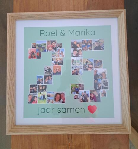 Customer Photo by Susan for Review Print Photo Collage Poster 30x30cm